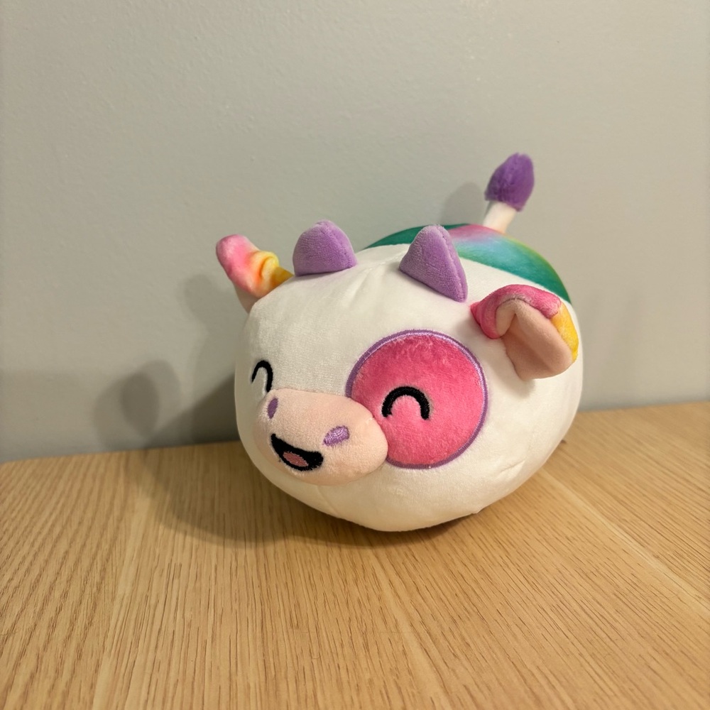 Cece Cereal Milk Mooples 7” Cow Plush Aurora